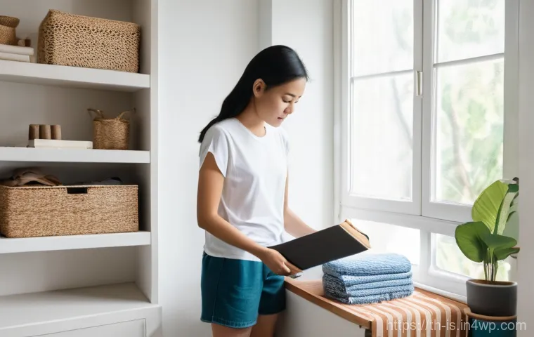 제로웨이스트와 미니멀리즘의 관계 - **Prompt:** A young Thai woman, dressed in a comfortable, modest t-shirt and knee-length shorts, is ...