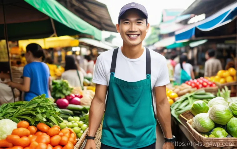 제로웨이스트와 미니멀리즘의 관계 - **Prompt:** A young Thai woman, dressed in a comfortable, modest t-shirt and knee-length shorts, is ...